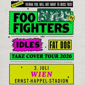FOO FIGHTERS - FRONT OF STAGE - WIEN