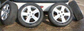 R16 Alu kola original Peugeot Ariane také Citroen zimni pneu
