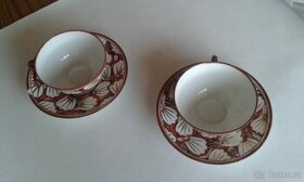 Šálky na čaj H+C Schlaggenwald 1792