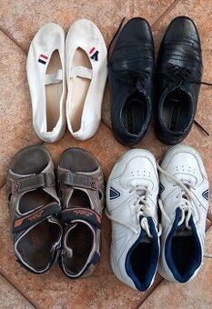 Chlapecké boty, vel- 34 - 35, balík - 4 páry