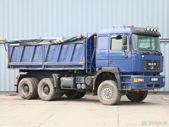 MAN TGA 33.414,  6x6, EURO 2, 26 TUN, 13 CBM, HARDOX, TŘÍSTR