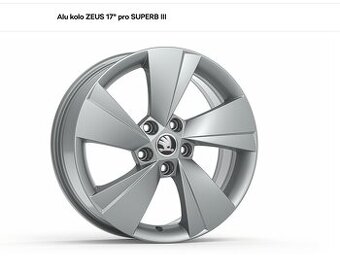 NOVÉ or. ALU kola ŠKODA Superb / VOLKSWAGEN Passat 5x112 R17