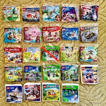 Lego mix nové 9+1  polybagy pro holky a kluky