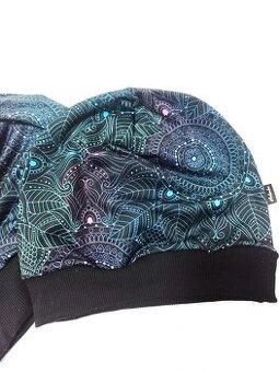 Čepice mozaika (na obvod hlavy 50-57cm)