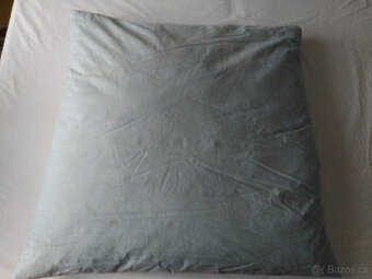 Péřový polštář modrý II