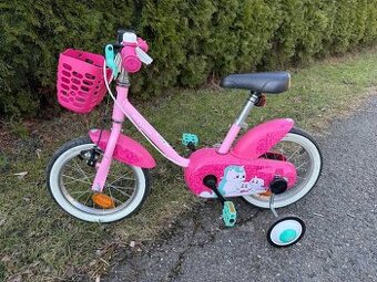 Divci kolo 14” BTWIN 3-5 let s kolecky