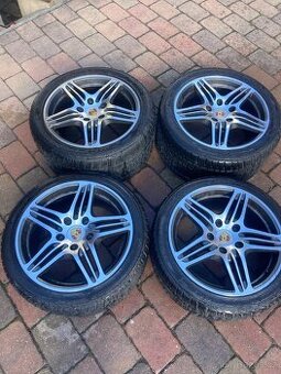 Porsche ALU kola 911 r.18 5x130 turbo dvojrozmer zimní gumy