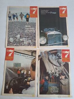 Sedmička pionýrů leden 1986 čísla 18, 19, 20 a 22