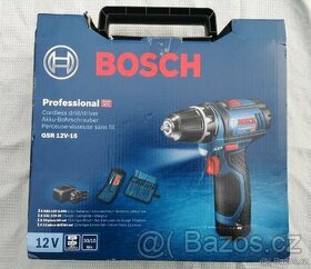 Bosch Professional GSR 12V-15 0601868109 +kufr+příslušenství - 1
