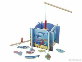 Hra dřevěné rybičky - rybaření Playtive - 1
