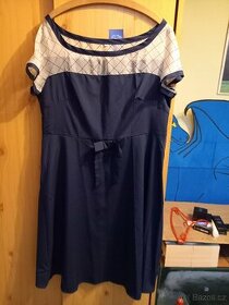 Modré šaty 2XL