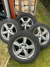 4x alu disky Dezent R15 6 1/2 J x 15H2 ET38 LK112
