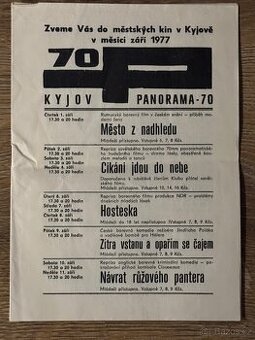 Bulletin PANORAMA-70 Kyjov, září 1977 - 1