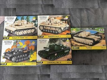 NOVÉ COBI 5x TANK 2709, 2710, 2712, 2717 a 2718