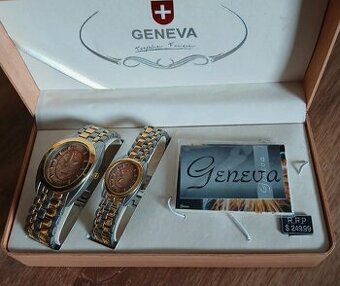 Hodinky geneva pánské i dámské