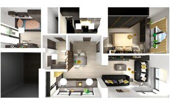 Prodej bytu 3+1 Brno - Lesná, parkovací stání, balkon