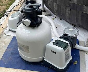 Písková filtrace INTEX o výkonu 9,2 m3/h s 6-ti cestným vent