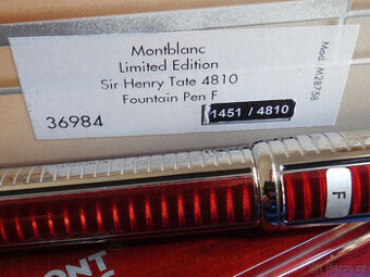 MONTBLANC PATRON OF ART LIMITOVANÁ EDICE Č. 16724810 SIR HEN