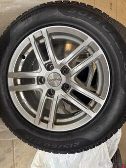 Komplet sada zimních Alu kol 16"-Superb III./Passat B8