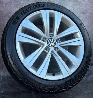 Originální Alu kola VW Sharan 225/45/18 zimní TOP