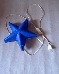 Nástěnné světlo IKEA modrá hvězda