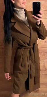 HM  ZIMNÍ LONG KRÁSNÝ DÁMSKÝ KABÁT 42_44 L