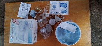 elektrická odsávačka a parní sterilizátor do mikrovlnky