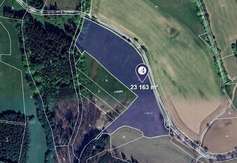 Prodej podílu 5/9 louky 12 868 m², Dalečín