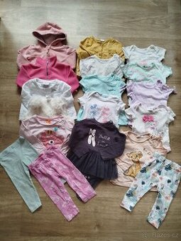 Balíček dívčího oblečení, velikost 74/80