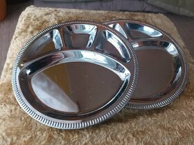 Nerezové talířky 2ks