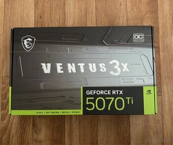 MSI Nvidia GeForce RTX 5070 Ti 16G VENTUS 3X OC