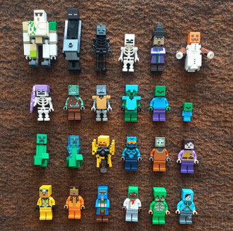 Lego Minecraft - originální Lego figurky.