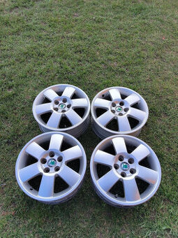 4 org. ALU kola ŠKODA 15´, 5x100 FABIA, RAPID