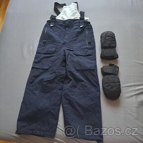 Dětské oteplovačky vel. 122 + rukavice