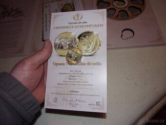 Prodám 1 minci ze sady Národní divadlo