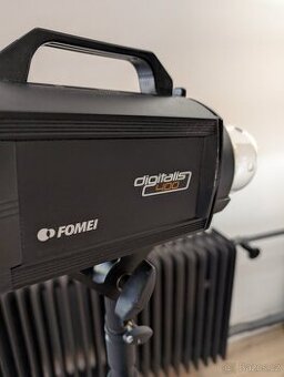 2x zábleskové světlo Digitalis-400, studiový blesk, Fomei