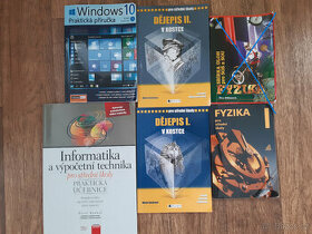 Učebnice pro SŠ-fyzika, dějepis, CH, Informatika, Windows 10