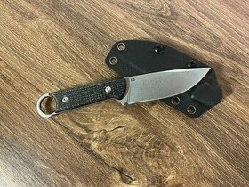 Pevný nůž D2, micarta a pouzdro