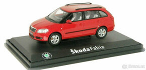 KOUPÍM- model Škoda Fabia II combi 1:43 ABREX červená Corida