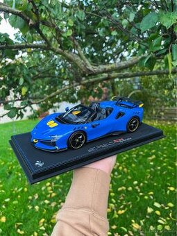 BBR - Ferrari SF90XX Spider, Azzuro Dino, 1:18, 240ks