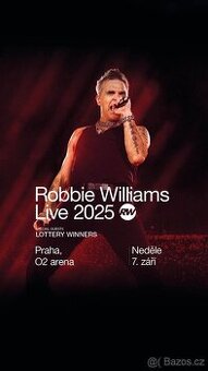 Robbie Williams Praha 7.9.2025