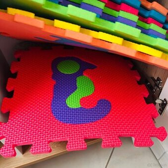 Pěnové puzzle se zvířátky