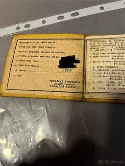Slovenský TP Jawa 05 1964
