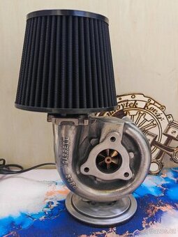 Lampa z turbodmychadla - Černá - Autonábytek Kovář