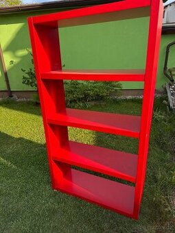 Ikea policova skrin cervena
