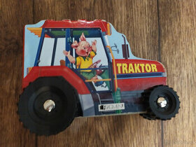 Dětská kniha Traktor-na kolečkách