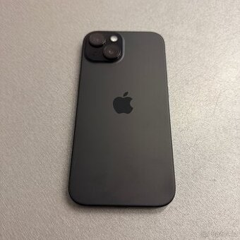 Nový iPhone 15 256GB černý, rok záruka