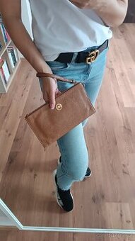 Hnědé kožené psaníčko Michael Kors, nové