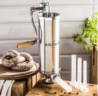 Vertikální plnička na klobásy Browin 2,5 kg