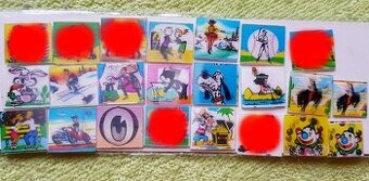 Pohyblivé obrázky ze žvýkaček DANDY, retro - 1
